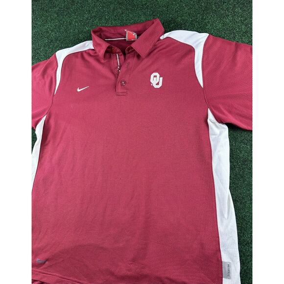 Nike Oklahoma University Sooners Polo Shirt - Picture 2 of 7